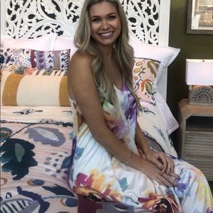 Nicole Miller silk maxi